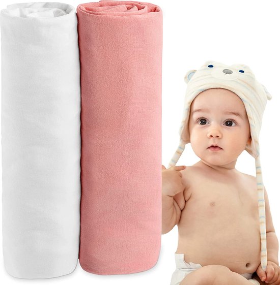 hoeslaken voor kinderbedjes - 100% katoen - fitted sheet for cots (60 x 120 x 12 cm)