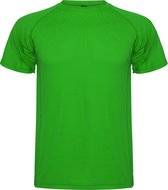 Varen groen unisex sportshirt korte mouwen MonteCarlo merk Roly maat L