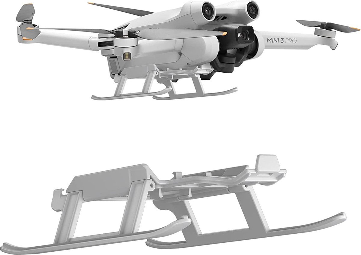 Landingsgestel voor DJI Mini 3 Pro - Drone Accessoires - Landing Gear - Lichtgrijs