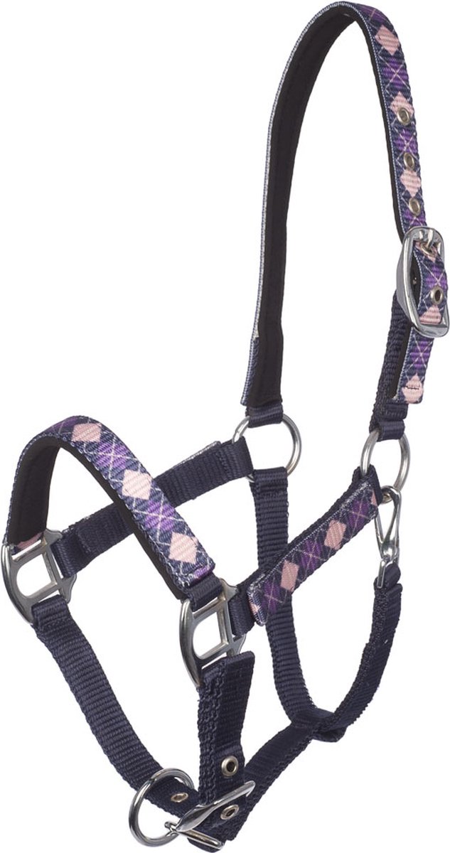 MHS Halster Rhombus Pony Paars