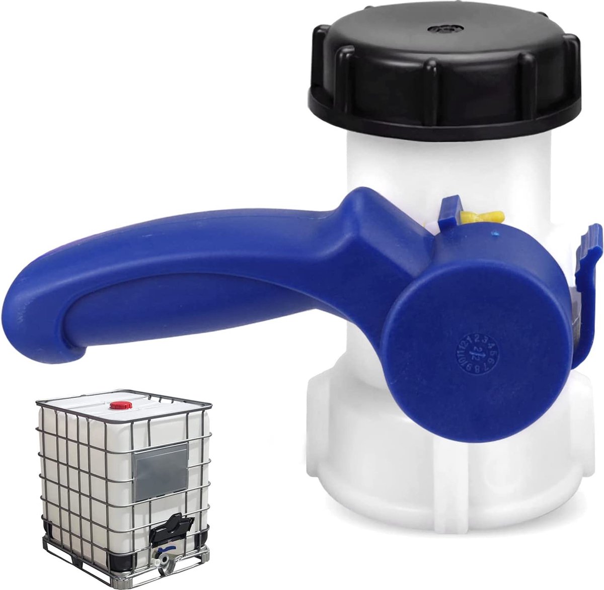 Kogelkraan - Kraanaansluitingvoor Tuin - Wasmachine - Regenton - Dubbele Waterkraan
