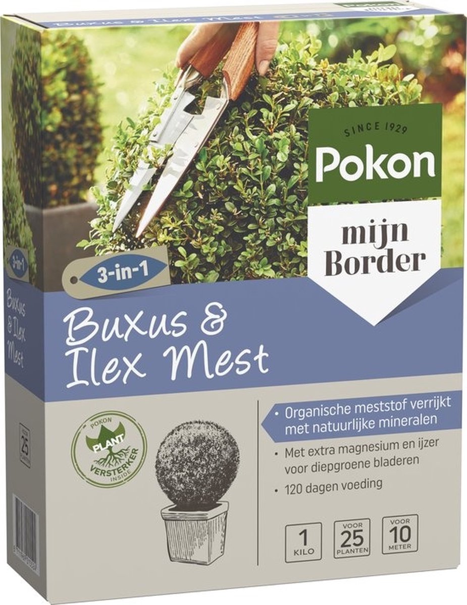 POKON BUXUS & ILEX MEST 2 KEER 1KG