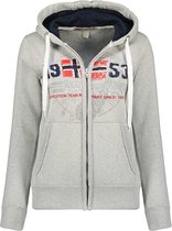 Geographical Norway Sweater - Hoodie - Dames - Gapical - Licht Grijs - XL