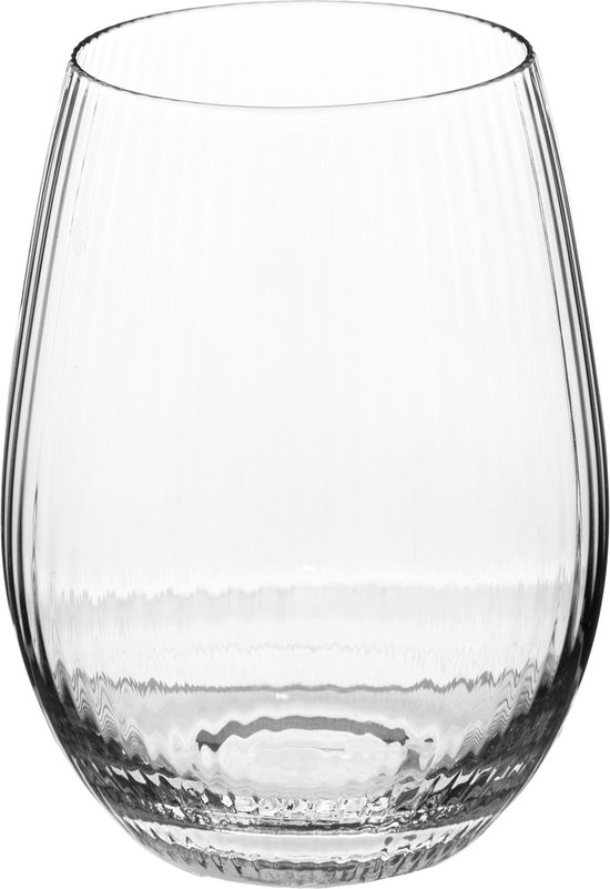Lot De 6 Verres à Eau Secret De Gourmet 35cl - Verres Ronds Gris, Lavables Au Lave-vaisselle