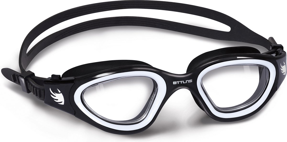 BTTLNS zwembril - transparante lenzen - zwembril zwembad en openwater - triathlon zwembril - zwembril volwassenen - duikbril - Ghiskar 1.0 - wit