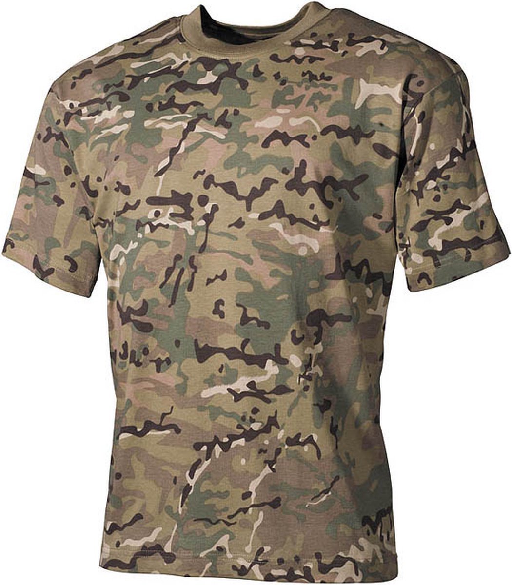 MFH US T-Shirt korte mouw camo 170 g/m² Operation Camouflage