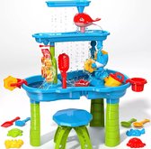 Table à eau Sitl for you - comprenant un ensemble d'attributs de 16 pièces - comprenant une chaise - des jouets aquatiques pour l'extérieur / le jardin - des speelgoed pour enfants - une table d'activités