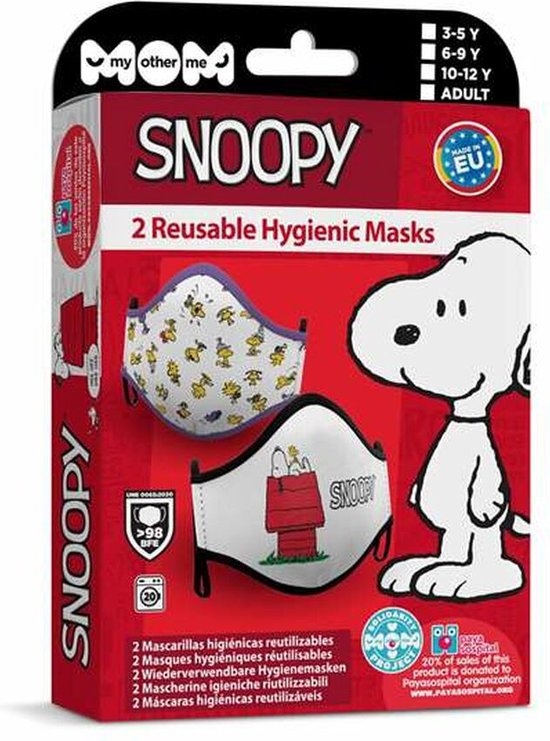 Hygiënisch masker My Other Me Snoopy Premium 3-5 jaar