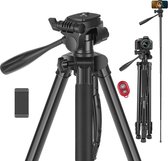 Neewer® - Camerastandaard - 2-in-1 - Aluminium Statief Monopod - Max 185cm met 3-Way Swivel Head - Mobiele Telefoon - Klem Draadloze Selfie - Afstandsbediening en Draagtas voor DSLR Camera - Video Camcorder - Voltooi Statief Eenheden