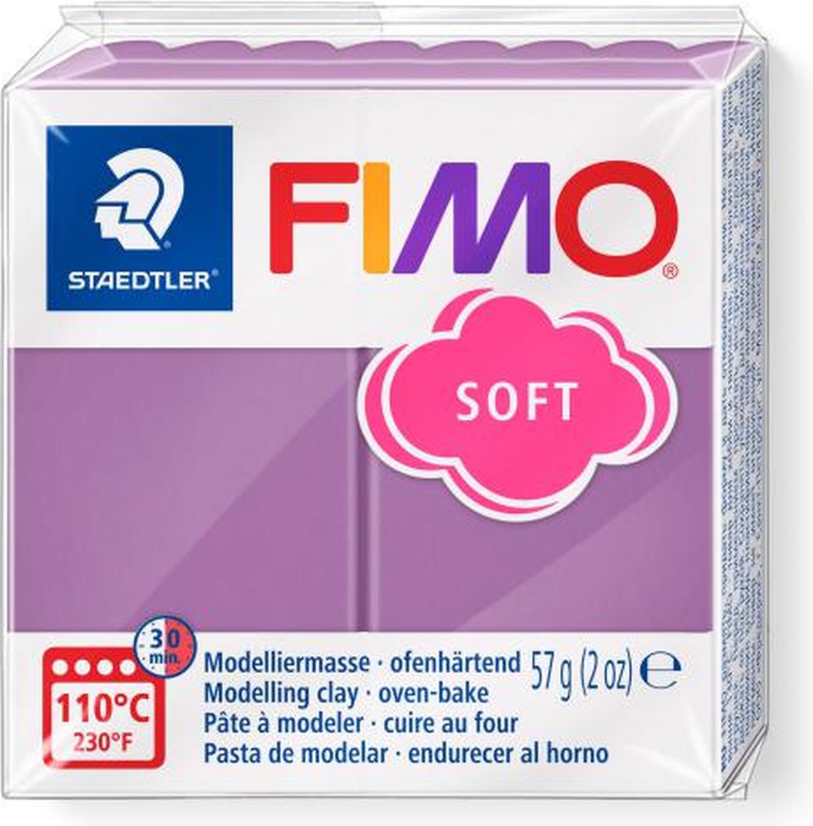 Fimo klei soft BOSBESSEN PAARS T60