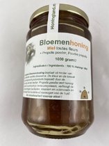 Honingland: Bloemenhoning, Miel toutes fleurs + Propolis Poeder, Poudre Propolis. 1000 gram