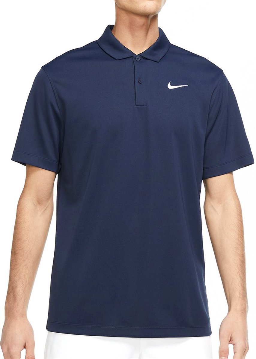Nike Court Dri-FIT Sportpolo Mannen Blauw
