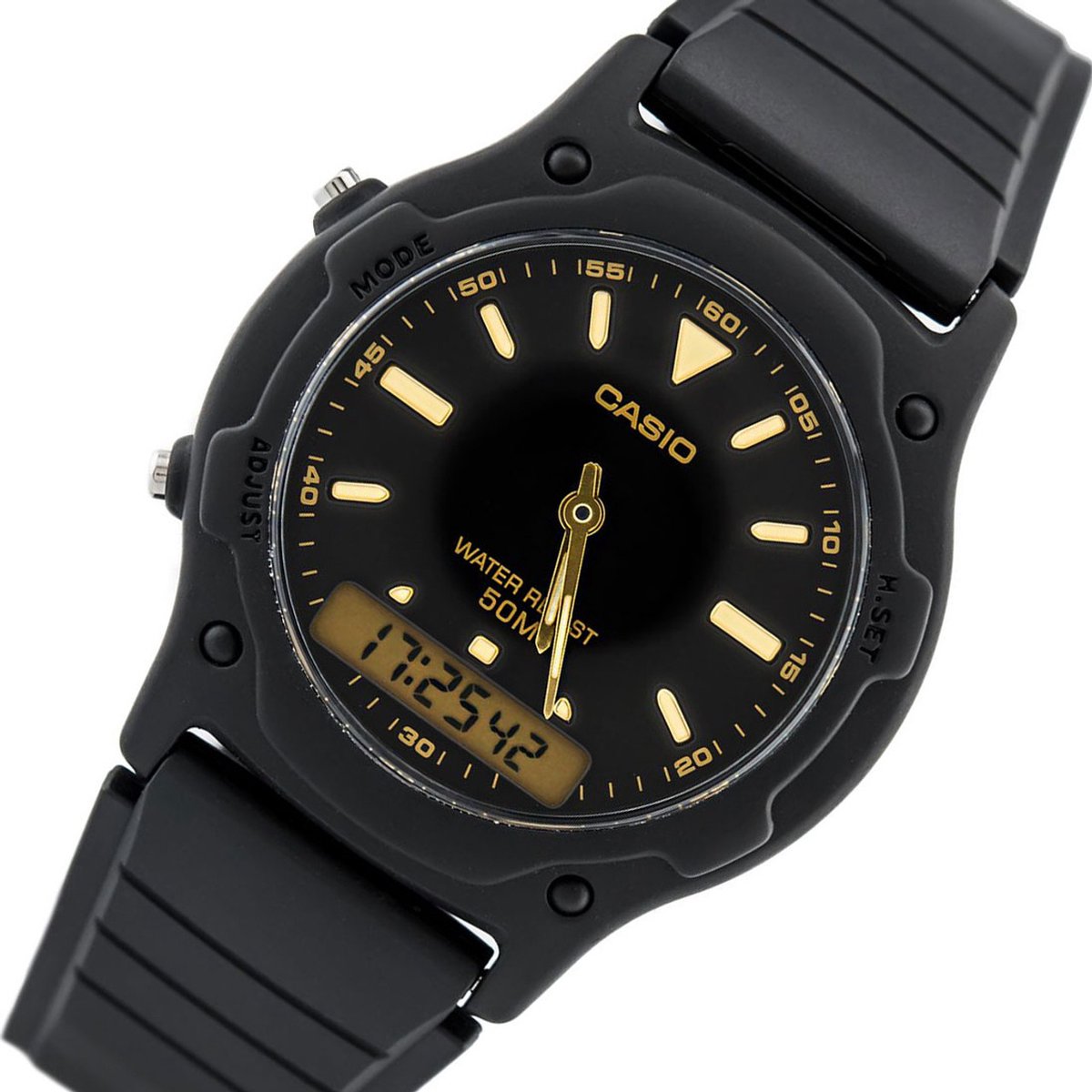 Casio AW-49HE-1A unisex horloge 42 mm - Zwart