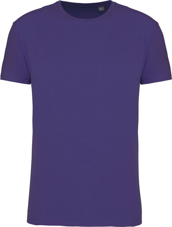 Deep Purple T-shirt met ronde hals merk Kariban maat L