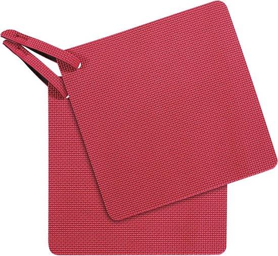 Manique s/2 rouge/noir Spring Grips