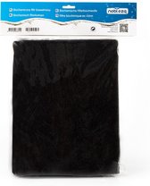 Nobleza Filtre d'aquarium - Mousse filtrante - Aquarium éponge filtrante - Filtre aquarium en coton biochimique - Tapis filtrant noir 50 x 30 cm