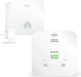 ELRO Connects SF500CO2 Kit de compteur de CO2 Wifi intelligent - Set complet avec compteur de qualité de l'air connectable + connecteur K2