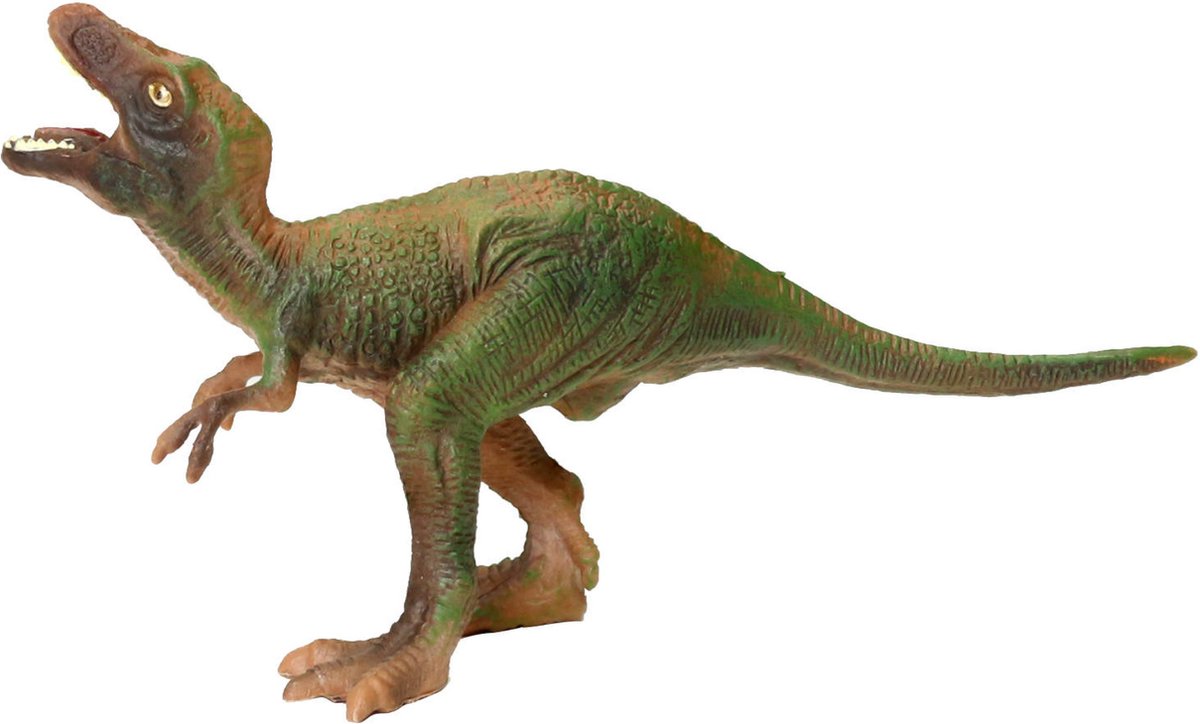 JMKA Dinosaurus speelgoed - Dinosaurussen speelfiguren- Dinosaurus speelgoed jongen 3 jaar- dinosaurus- Jurassic world - 9 dinosaurussen 15 CM + Dino speelgoed auto - COMPELETE SET — afbeelding 4