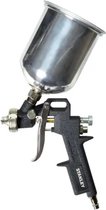 Stanley Paint Sprayer 170133XSTN - Pistolet à peinture pour compresseur - Réservoir 0,5L - Max. 4 Bar - 200L/Min - Zwart/ Argent