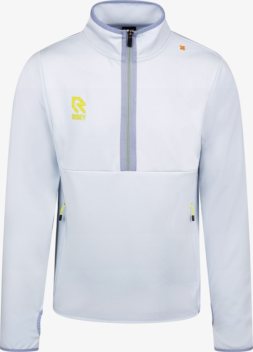 Robey Off Pitch Scuba Ziptop Heren - Wit | Maat: XL