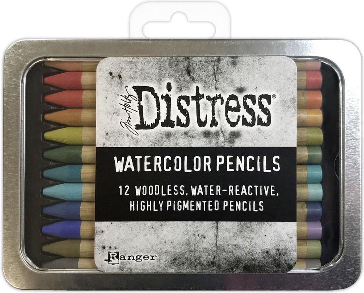 Tim Holtz Distress watercolor pencils set 3 - aquarelpotloden
