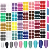 GUAPÀ® Nagelstickers & Nail wraps - Nail Art - Nagel Folie - Diverse kleuren Nail Wrap - 32 Vellen Nagelstickers Neon | Nail Wraps Stickers | Neon nagel stickers