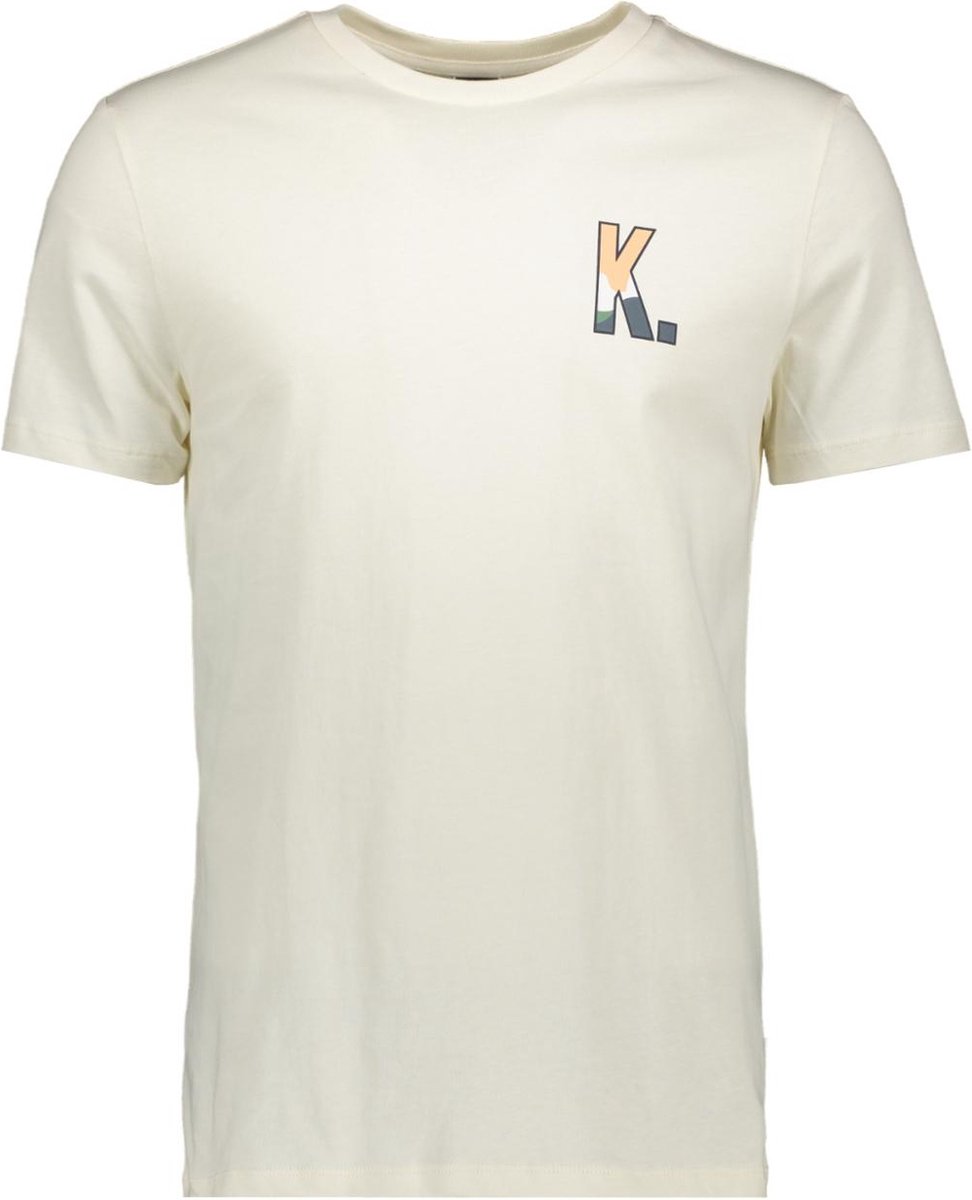 Kultivate T-shirt Ts Lake 2301010202 226 Egret Mannen Maat - M