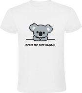 Neem me niet Koalijk Heren T-shirt | Koala | Kwalijk | Sorry | Het spijt me | Dier | Dieren | Dierentuin | Shirt