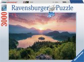 Ravensburger Puzzel Meer van Bled, Slovenië - Legpuzzel - 3000 stukjes