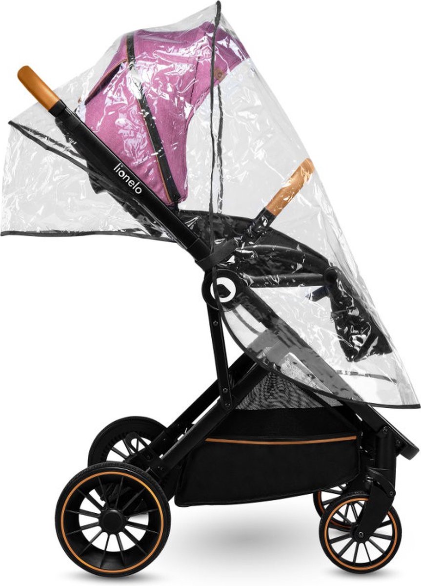 Lionelo Riya Kinderwagen 2 in 1 Opvouwbaar met XXL Zonnekap - afbeelding 3