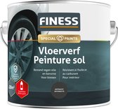Finess vloerverf - antraciet - 2,5 liter