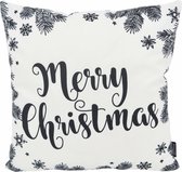 Sierkussen 'Kerst' Black/White Christmas | 45 x 45 cm | Katoen/Polyester