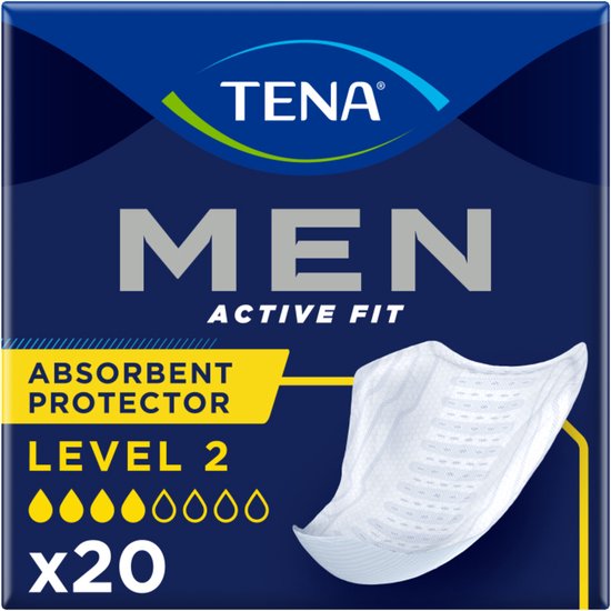3x TENA Men Active Fit Level 2 20 stuks