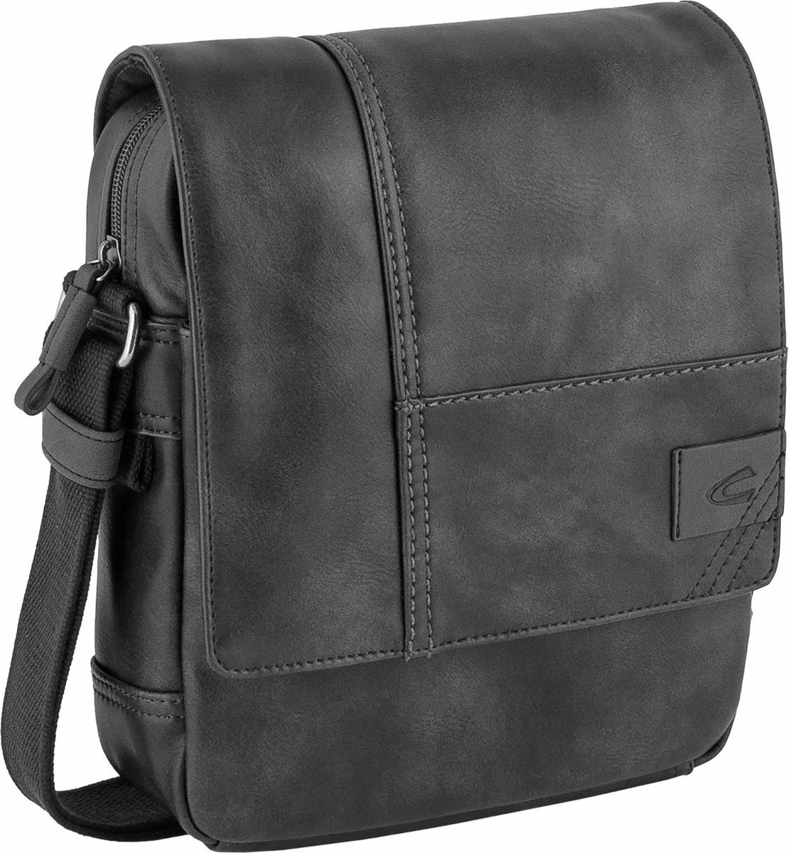 camel active Schoudertas Laos Cross Bag Black Zwart