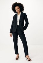 Shawl Collar 1-button Blazer Dames - Zwart - Maat 34