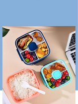 Salade Lunch Box 1.1L Rose Lunch Box avec Compartiments Lunch Salad Box Pain Box Lunch Box Sans BPA