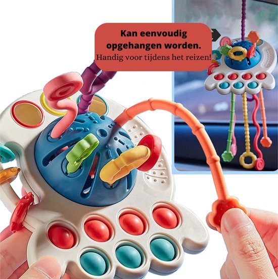 Educatief Speelgoed - Baby Speelgoed - Tandjes Ontwikkeling - Montessori Speelgoed - Montessori - Kinderen - 0 Jaar - 1 Jaar - 0-12 Maanden - 6 Maanden