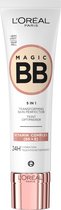 L’Oréal Paris Magic BB Cream - Verzorgende dagcrème en make-up in 1 Verrijkt met vitamine B5 en E - 01 Very Light - 30ml