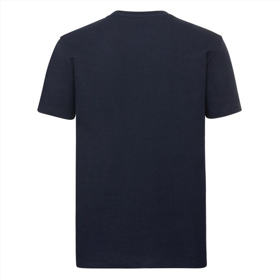 Russell - Pure Organic T-Shirt - Donkerblauw - 100% Biologisch Katoen - XS