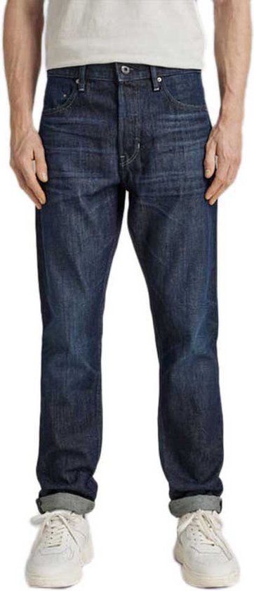 G-STAR Triple A Straight Jeans - Homme - Porté dans le Pacific - W32 X L32