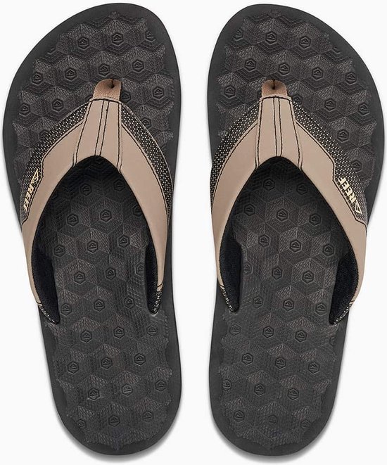 Reef Heren De Ripperteenslipper Te Reef Men's The Ripper Toe Separator, Black Blue Reef J-bay Iii
