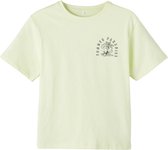 Name it t-shirt jongens - geel - NKMfreddi - maat 146/152