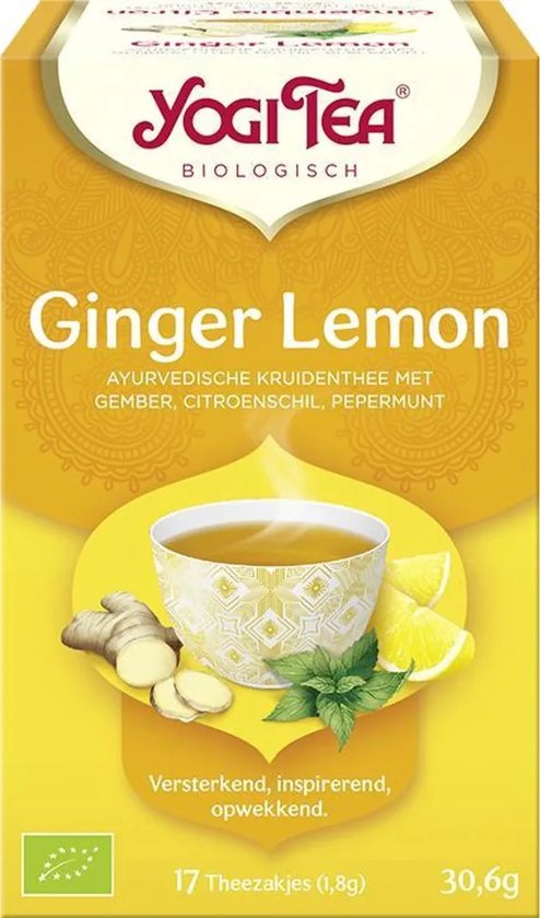 Yogi Tea Ginger Lemon Tray 6 Stuks 7168