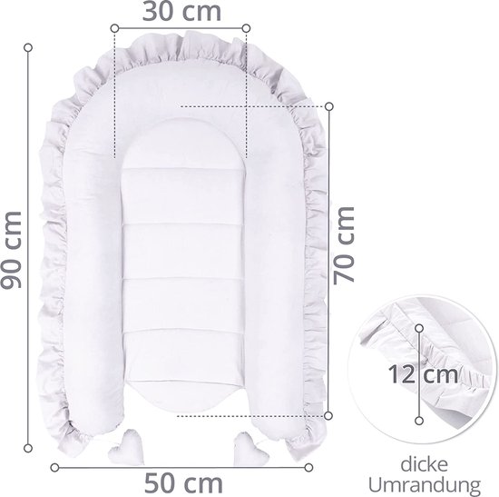 Cadre de lit bébé - Protection de lit - Bumper de lit Bébé