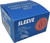 Power Escort Pussy Penis Sleeve Voor Penis Pomp - Silicone - Huidskleur