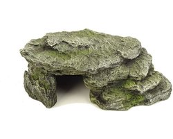 Aquarium decoratie - Mos grot - 18.9x12.1x8.9 cm
