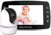 B-care Babyfoon Met Camera – 4.3 Inch Scherm – Zonder Wifi en App – Temperatuursensor – Infrarood Nachtzicht – Terugspreekfunctie – 4 Slaapliedjes – Zoomfunctie