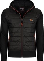 The Wildstream - Heren vest - Fleece gevoerd -  Model Skying - Black-Maat S