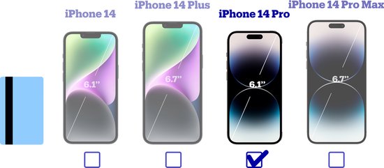 Apple iPhone 14 Pro - 128GB - Spacezwart - 48MP camera | bol