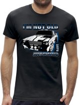 Just classic Car Abraham 50 jaar t-shirt man / kado tip / Heren maat L / cadeau / 1974